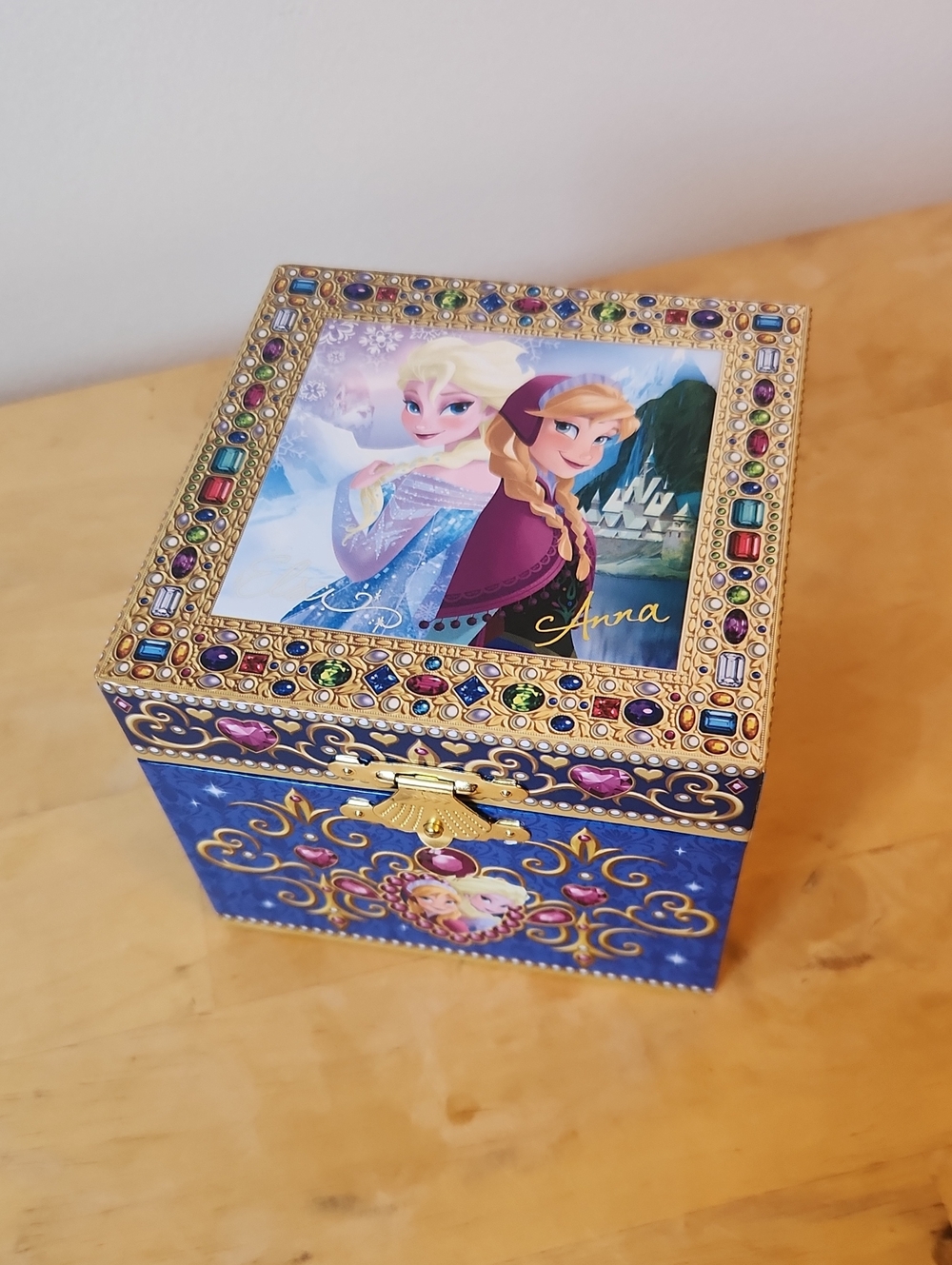 Disney Parks Frozen Elsa Anna Music Jewelry Box